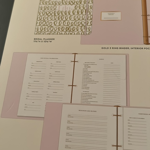 Kate Spade bridal planner - Picture 9 of 14